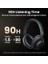 Gürültü Önleyici Kulaklıklar Kablosuz Bluetooth 5.0 Kulaklık Kulak Üzerinden, 90 Saat Çalma Süresi Hızlı Şarj Kulaklıkları, Hifi Stereo Yüksek Çözünürlüklü Derin Bas Hafif Katlanabilir 3