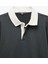 Uzun Kollu Pamuk Karışımlı Renk Kontrastlı Polo Yaka Sweatshirt 3