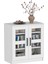 KNS-104-C-Beyaz Camlı 2 Kapaklı Konsol 2