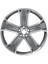 22 Inç 5X120 Range Rover Uyumlu Gun Metal Elmas Kesim Jant Modeli Land Rover (4 Adet) 1