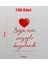 Sizin Için Sevgiyle Hazırlandı Etiket Sticker Yapışkanlı 100 Adet 1