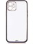 Apple iPhone 12 Kılıf Zore Voit Clear Kapak-Siyah 1