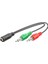 Aux Kablo Kulaklık ve Mikrofon Çevirici Hadron HD-4765 1