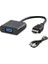Çevirici HDMI To VGA + Audıo Siyah Hadron HDX-2019 1