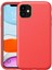 Apple iPhone 11 Kılıf Zore Natura Kapak-Kırmızı 1