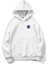 Nasa Logo Sweatshirt - Beyaz Baskılı Oversize Kışlık Kalın Kapüşonlu 1
