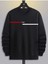 Paris Çizgi Sweatshirt - Siyah Baskılı Oversize Kışlık Kalın Bisiklet Yaka 2
