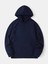 Desensiz Düz Sweatshirt - Lacivert Oversize Kışlık Kalın Kapüşonlu 1