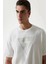Erkek Beyaz Logolu T-Shirt 4