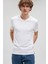 Slim Fit V Yaka Pamuklu Erkek T Shirt 061748 2