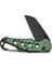 Pragma Thumb Stud & Button Lock Knife Green Aluminum Handle With S/s Carabiner & Bottle Opener Nitro-V Çakı 4