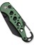 Pragma Thumb Stud & Button Lock Knife Green Aluminum Handle With S/s Carabiner & Bottle Opener Nitro-V Çakı 5