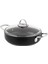 Nehir Titanium Siyah Basık Tencere 30 cm 5.25 Lt 1