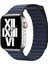 Watch 42MM Uyumlu Krd-09 Deri Lop Kordon Zore - Lacivert 1