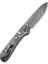 Button Lock Elementum Pocket Knife Damascus Carbon Fiber Handle Çakı 3