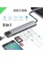 Macbook Pro Air Uyumlu USB Type-C 8 Hub Dönüştürücü Çevirici Çoklayıcı USB Hdmı Micro Sd 8 Girişli 1