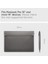 16'' MacBook & Notebook Laptop Taşıma Çantası Valentinus Sleeve Gray - AFA06418 3