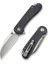 Elementum Flipper & Thumb Stud Knife Black Micarta Handle Çakı 2
