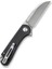 Elementum Flipper & Thumb Stud Knife Black Micarta Handle Çakı 3