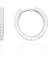 Gümüş Halka Küpe Rodyumlu Zirkon Taşlı 16 mm Halka Küpe ST114 1