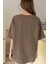 Kadın Holiday Baskılı Tasarım T-Shirt Oversize Salaş 5