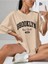 Kadın Brooklyn Baskılı T-Shirt Oversize Salaş 1