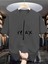 Erkek Relax Basklı T-Shirt Yeni Sezon Oversize Salaş 1