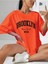 Kadın Brooklyn Baskılı T-Shirt Oversize Salaş 1