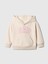 Kız Bebek Bej Logo Fleece Sweatshirt 1