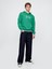 Erkek Yeşil Gap Logo Fransız Havlu Kumaş Sweatshirt 5