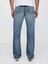 Erkek Mavi Ultrasoft Straight Jean Pantolon 5
