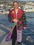 El Yapımı Nakışlı Rengarenk Uzun Bohem Kaftan 3