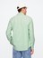 Erkek Yeşil Desenli Standard Fit Oxford Gömlek 5
