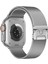 Apple Watch 7/8/9 45mm Kordon Titanyum Kelebek Klipsli Milano Loop 121 2