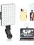 LED 120 Mini Klipsli Foto Kamera Işığı Cep Telefonu LED Işık Selfie Işık Şarj Edilebilir 1