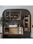 Oval Lavabolu Mat Mdf 120 cm Çekmeceli Banyo Dolabı + Aynalı Üst Dolabı + Boy Dolabı 3