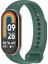 Öz-Ay Xiaomi Mi Band 8 Serisi Klasik Kordon Silikon Strap Kayış-Koyu Yeşil 1