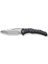 Spiny Dogfish Thumb Hole Knife Black G10 Handle Çakı 1