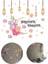 Çiçek Temalı Fenerli Hoşgeldin Ramazan Dekoratif Cam Duvar Sticker Seti 3