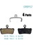 Yunjin Shop CRBP031 Stili Sram Kılavuzu Için 4 Çift Yarı Metalik Bisiklet Disk Fren Balataları Rscrsr Avid Xo E7 E9 Trail Tions Reçine Hidrolik Fren Balatası (Yurt Dışından) 2