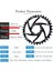 Ofset 6mm Siyah Stil 36T Vxm Bisiklet Aynakol Dar Geniş Mtb Aynakol Gxp Xx1 X9 Xo X01 C mm Aynakol Bisiklet Parçaları (Yurt Dışından) 4