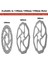 160MM Rotor Bir Çift Stil Nutt Mtb E-Bike Elektrikli E Scooter Bisiklet Hidrolik Fren Diski Rotor Yağ Mini Kugoo G Booster G1 Es3 Dualtron (Yurt Dışından) 5