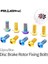 Gökkuşağı 12 Adet Tarzı Rısk Mtb Bisiklet Disk Fren Rotor Cıvatası Yol Bisikleti T25 Tc4 Titanyum Torx Rotor Sabitleme Fren Vidası Ultralight (Yurt Dışından) 5