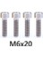 M6X20MM Titanyum Stili Rısk M6 ** 20MM Titanyum Alaşımlı Cıvata Disk Fren Kaliper Kelepçesi Mtb Bisiklet Bisiklet Vida Krank Kilit Cıvataları Yol Için (Yurt Dışından) 1