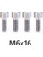 M6X16MM Titanyum Stili Rısk M6 ** 20MM Titanyum Alaşımlı Cıvata Disk Fren Kaliper Kelepçesi Mtb Bisiklet Bisiklet Vida Krank Kilit Cıvataları Yol Için (Yurt Dışından) 1
