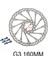 G3 160MM-2PC Stili Dağ Bisikleti Disk Fren Rotor Seti Mekanik Ön Arka Disk Fren Kaliper Seti G3HS1 Merkez Çizgisi Rotor Fren Parçaları (Yurt Dışından) 1