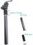 Kelepçe Sadece Stil Süspansiyon Sönümleme Koltuk Tüpü E-Bisiklet Seatpost Katlanır Bisiklet Alüminyum Alaşımlı Eyer Direği (Yurt Dışından) 4