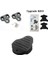 Set H Style Rrskit Bisiklet Pedalı Kramponlar Yol Bisikleti Kendinden Kilitli Plaka Keo Ultra Hafif Bisiklet Pedal Ayakkabıları Kelepçe Yüzer Bisiklet Aksesuarları (Yurt Dışından) 1