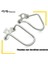 Yunjin Shop Shimano Stiline Uygula Tito Li Ayarlanabilir Dayanıklı Bisiklet Bisiklet Bisiklet Titanyum Alaşımlı Arka Attırıcı Zincir Stay Guard Dişli Koruyucu Yeni (Yurt Dışından) 3