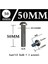 Yunjin Shop 50MM Tarzı M6&φ8* Scooter Paten Yokuş Aşağı Bisiklet Bisiklet Amortisörler Somun ve Cıvata Vidalar Aksesuarlar (Yurt Dışından) 1